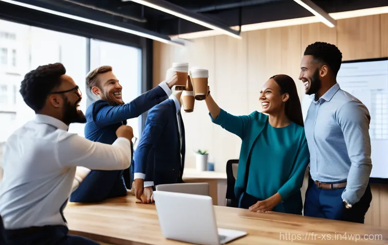 문제해결 중심 포지셔닝을 위한 팀워크 증진 방법 - **Prompt:** An energetic co-creation workshop scene featuring six diverse team members, wearing prof...